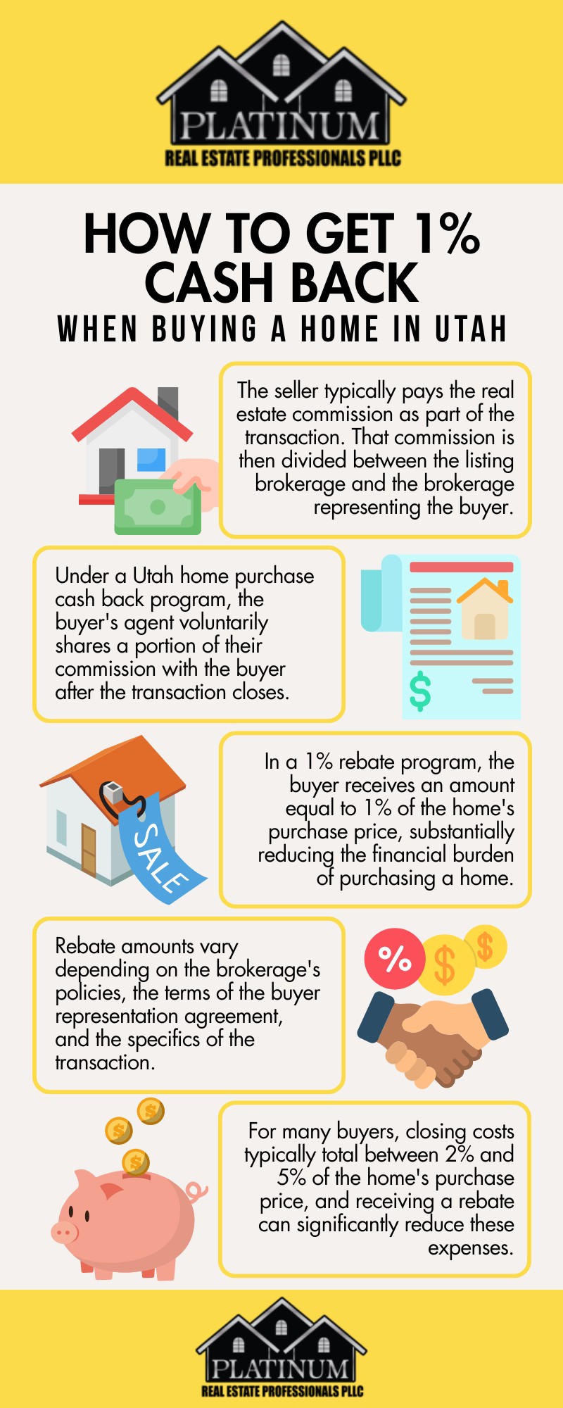 How Do You Get 1 Percent Cash Back When Buying a Home in Utah?